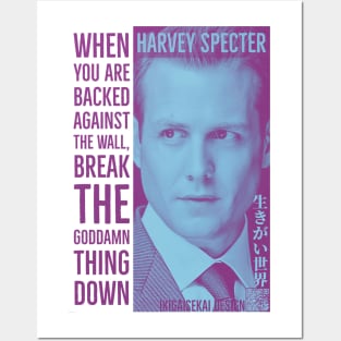 Harvey Specter | IKIGAISEKAI SERIES Posters and Art